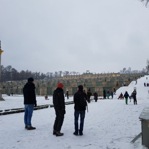 Snow in Sanssouci 