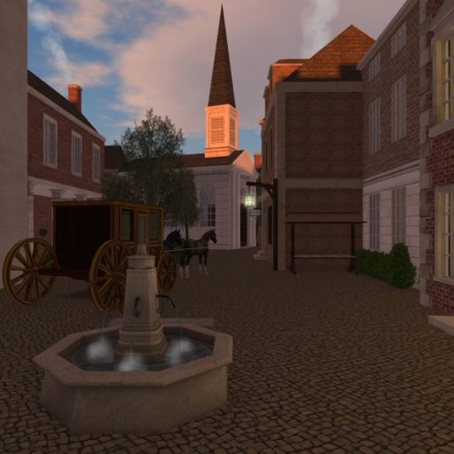 Georgian London in Second Life