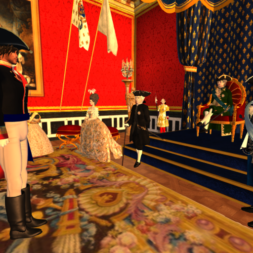 Almirante Don Gabriel met His Majesty Louis XVI