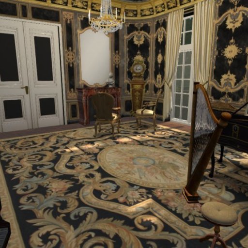 Salon de Musique, Chateau de Saxe