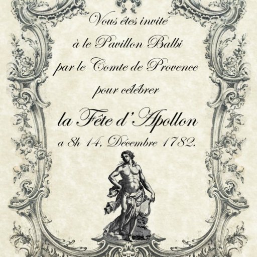 Le Fête d'Apollon au Pavillon Balbi