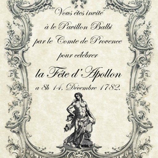 Le Fête d'Apollon au Pavillon Balbi