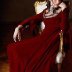 ___ gown more velvet dresses medieval fantasy red velvet dress red gowns(4) ()