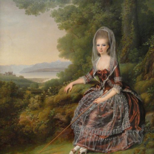 Portrait of Anne-Sophie d'Amblise (nr.2), 1776