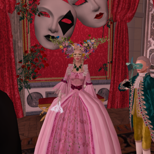 Serenya at the masked ball