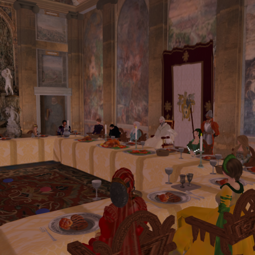 Dinner at the Villa Farnese