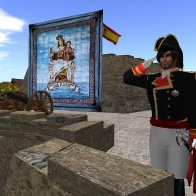 Spanish Navy at Attention! Fire!