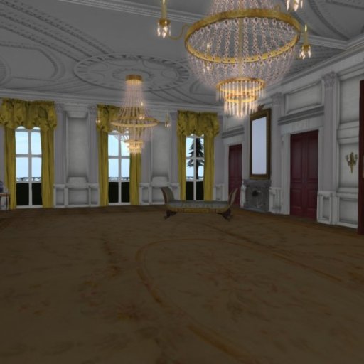 East Ballroom, White House, Washington, D.C. (Circa 1952)