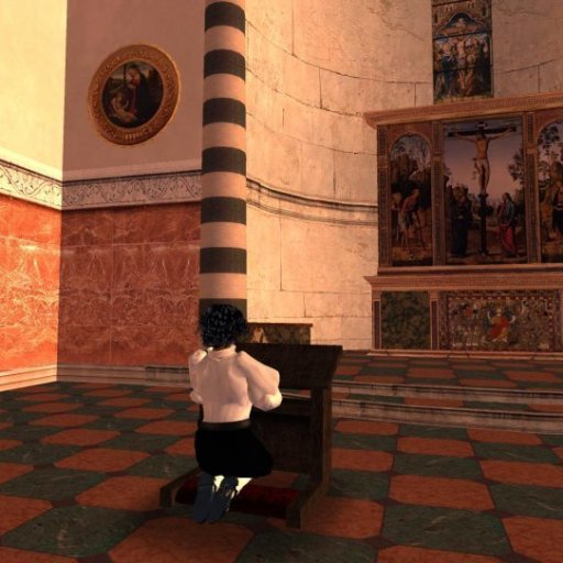 alone in the chapel