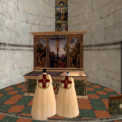Altar of The Church of San Valentino