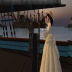 Battle Dock, Antiquity - Lizzy keeps a close eye out for pirates!