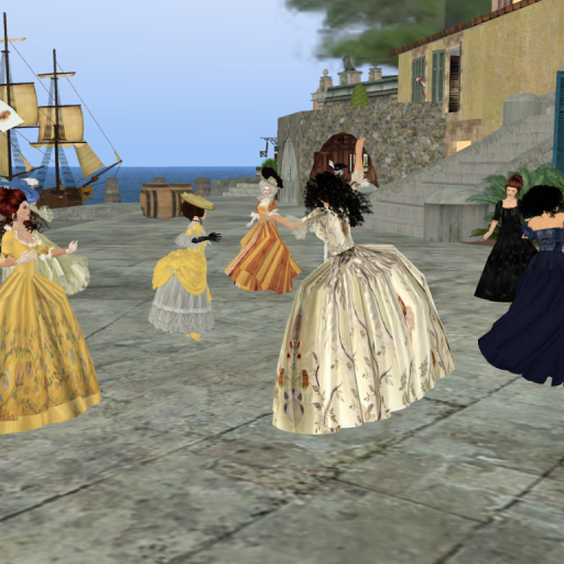 Dancing Outside the Taverna - Rocca Sorrentina