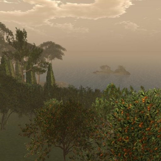 From the near tavern