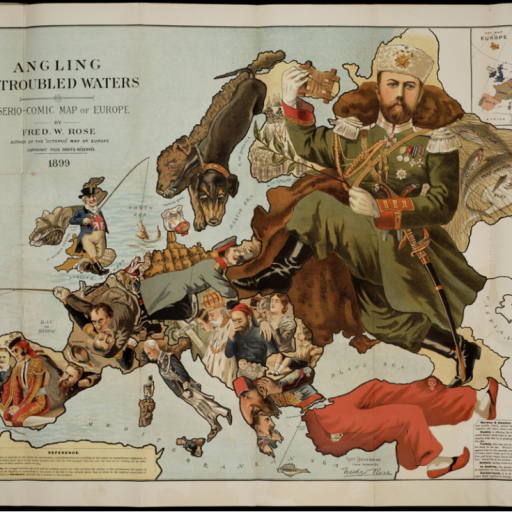 A serio-comic map of Europe - 1899