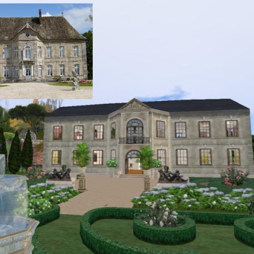 The nouveau Chateau de Lourmarin....