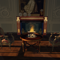 Evening Tea Fireside at Tatiana's Tea Room