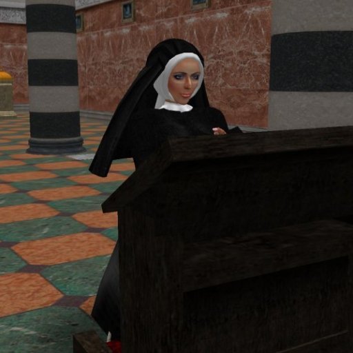 Sister Blissful prays for the souls of Sorrentina