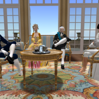 Tea with the Comte de Chatellrau