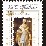 Royal Seal - Seal commemorating the 32 th anniversary of King Gustav lll
