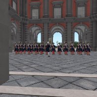 Reviewing troops!