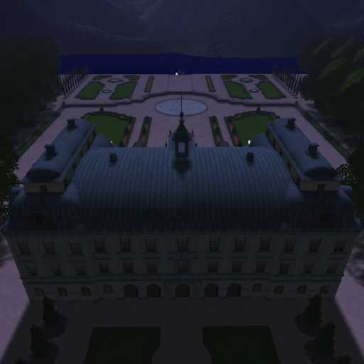 Palace at night