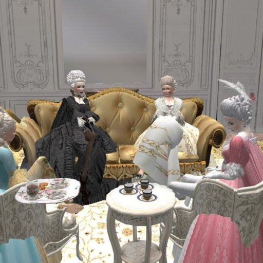 Salon of her royal highness, madame Victoire