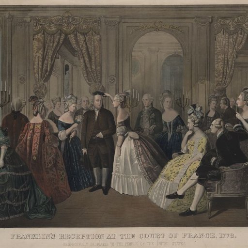 Franklin's Reception at Court, 1778