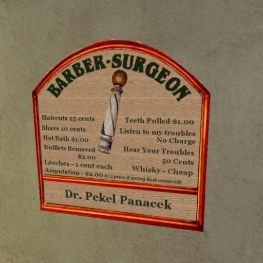 Barber - Surgeon Sign.