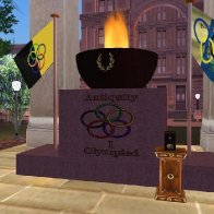 Olympic Flame and Medal