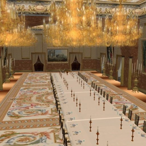 Great Dining Room Royal Palace of Madrid