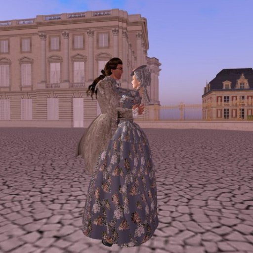 Le Marquis et sa Marquise a Versailles...
