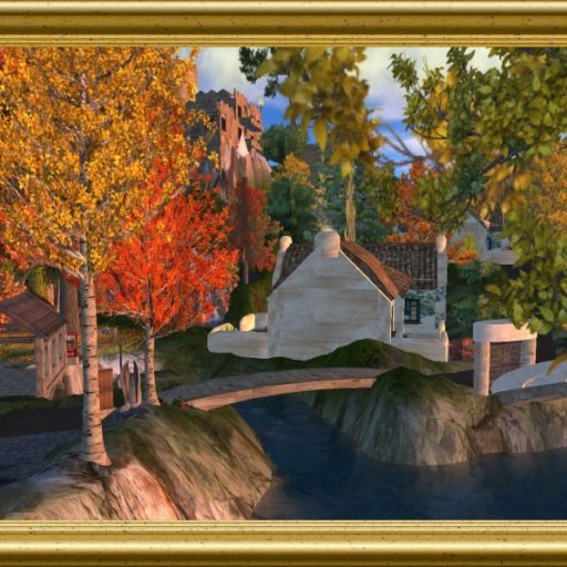 Fall in Aquitaine framed