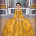 yellow ball gown