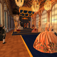His Majesty Louis XVI is meeting courtiers