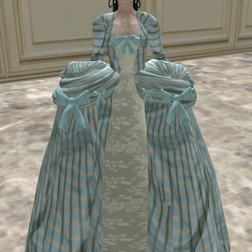 Aqua Court Dress