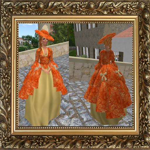 orange and gold polonaise