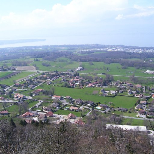 Allinges (fortress): view of Lake Geneva