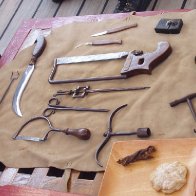 An 18th century surgeon's kit.
