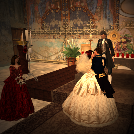 The Wedding of Baron and Baroness Panacek- The Kiss