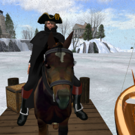 By the frozen harbour