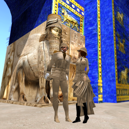 At the great Ishtar Gate in Babylon