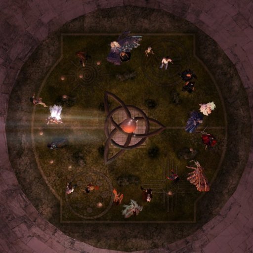 From above