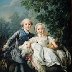 Charles Philippe and Marie Adelaide Clotilde by Francois-Hubert Drouais 1763